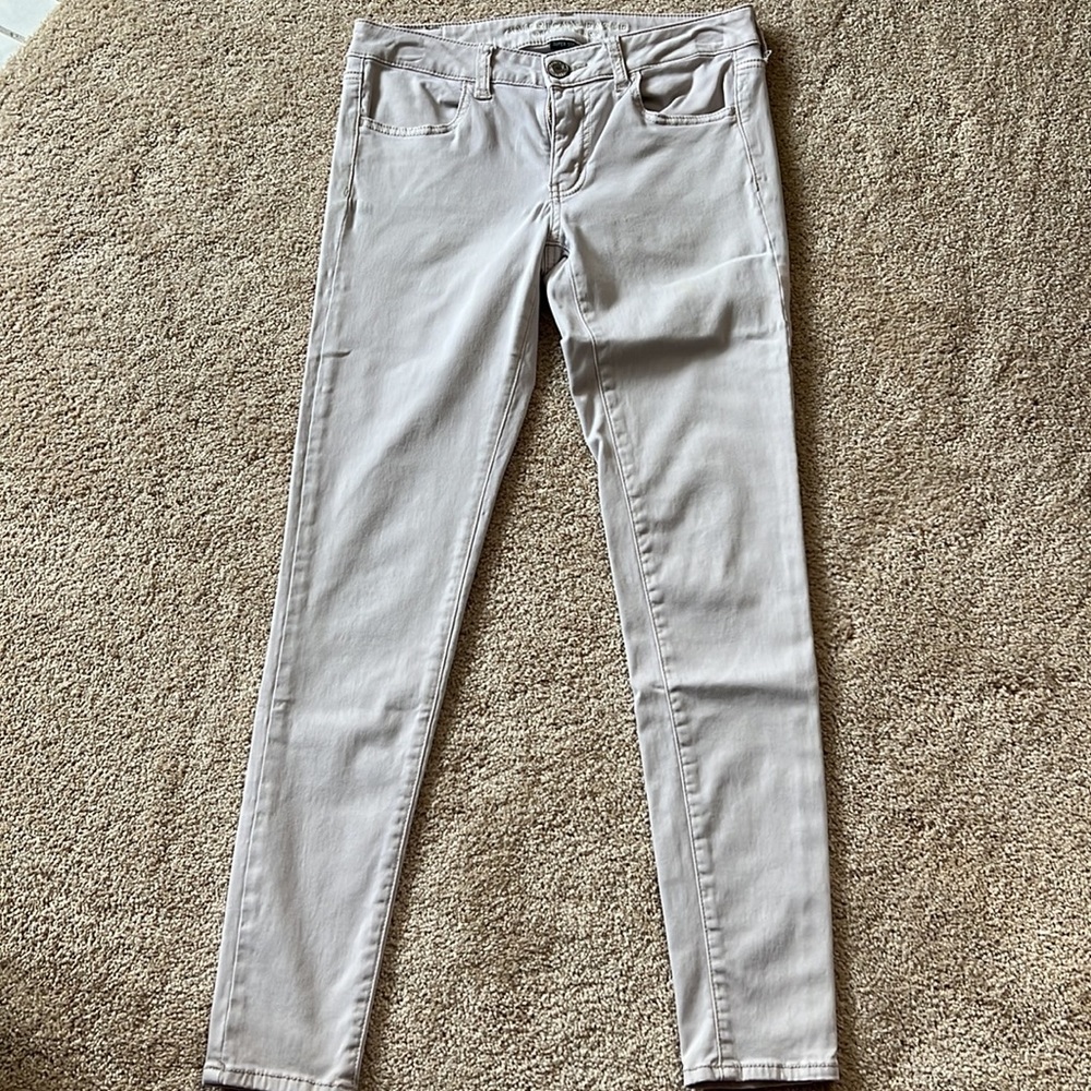 American Eagle Women’s Off White/Cream Jegging - Picture 2 of 4